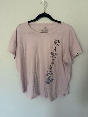 Disney Aladdin Princess Jasmine Lavender Graphic Tee Size 1X